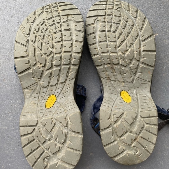 CHACO blue Men’s sandals size 13 - Picture 4 of 5